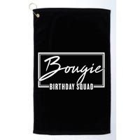 Funny Bougie Birthday Squad Matching Group Shirts Golf Towel