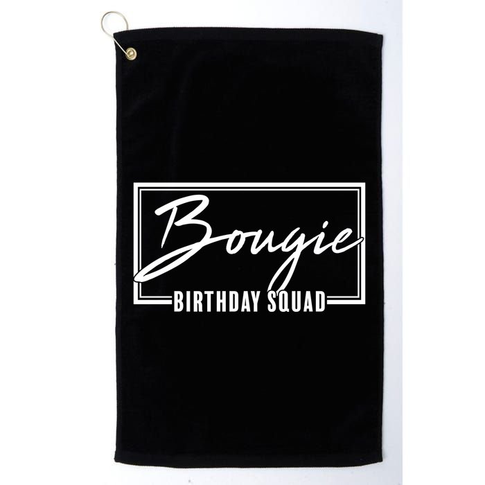 Funny Bougie Birthday Squad Matching Group Shirts Golf Towel