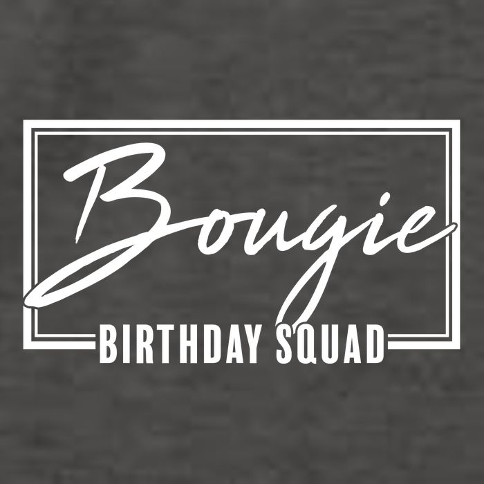 Funny Bougie Birthday Squad Matching Group Shirts Vector Backpack