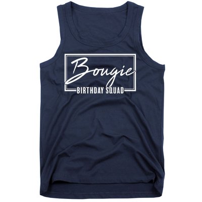 Funny Bougie Birthday Squad Matching Group Shirts Tank Top