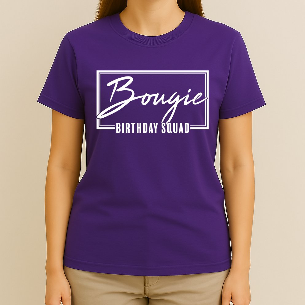 Funny Bougie Birthday Squad Matching Group Shirts T-Shirt