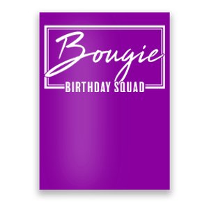 Funny Bougie Birthday Squad Matching Group Shirts Poster