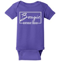 Funny Bougie Birthday Squad Matching Group Shirts Baby Bodysuit