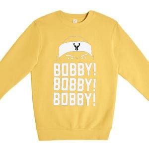 Funny Bobby Bobby Bobby Milwaukee Basketball Premium Crewneck Sweatshirt