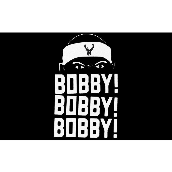 Funny Bobby Bobby Bobby Milwaukee Basketball Bumper Sticker