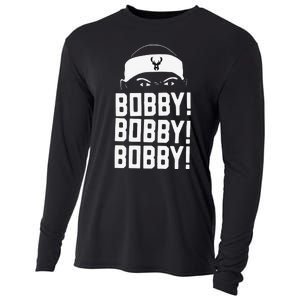 Funny Bobby Bobby Bobby Milwaukee Basketball Cooling Performance Long Sleeve Crew