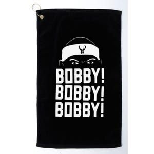 Funny Bobby Bobby Bobby Milwaukee Basketball Platinum Collection Golf Towel