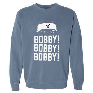 Funny Bobby Bobby Bobby Milwaukee Basketball Garment-Dyed Sweatshirt