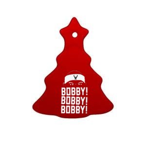 Funny Bobby Bobby Bobby Milwaukee Basketball Ceramic Tree Ornament