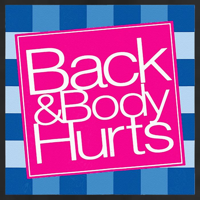 Funny Back Body Hurts Quote Workout Gym Top 11oz C Handle Ceramic Mug