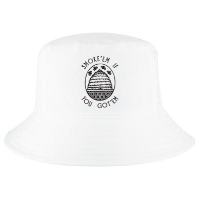 Funny Beekeeping Bee, Smoke Them Honey Bees Tee Gift Cool Comfort Performance Bucket Hat