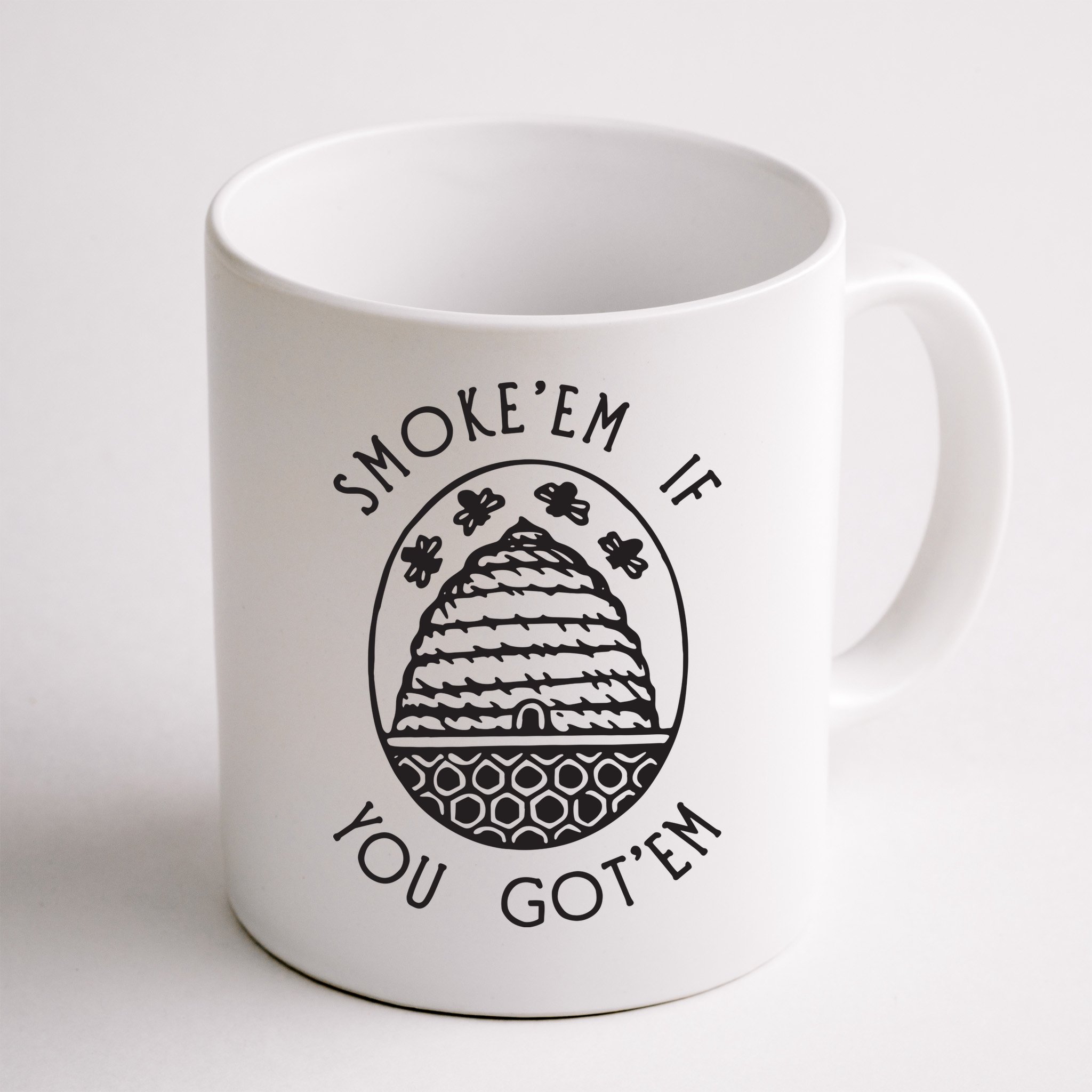 Funny Beekeeping Bee, Smoke Them Honey Bees Tee Gift Mug