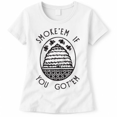 Funny Beekeeping Bee, Smoke Them Honey Bees Tee Gift Womens T-Shirt