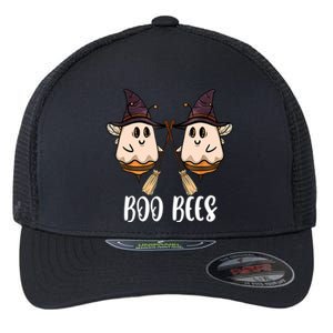 Funny Boo Bees Couples Witch Halloween Costume Ghost Flexfit Unipanel Trucker Cap