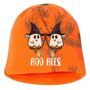 Funny Boo Bees Couples Witch Halloween Costume Ghost Kati - Camo Knit Beanie