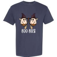 Funny Boo Bees Couples Witch Halloween Costume Ghost Garment-Dyed Heavyweight T-Shirt