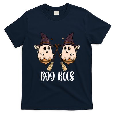 Funny Boo Bees Couples Witch Halloween Costume Ghost T-Shirt