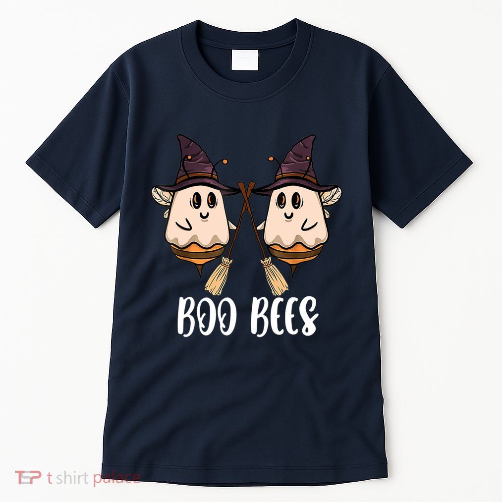 Funny Boo Bees Couples Witch Halloween Costume Ghost Tall T-Shirt