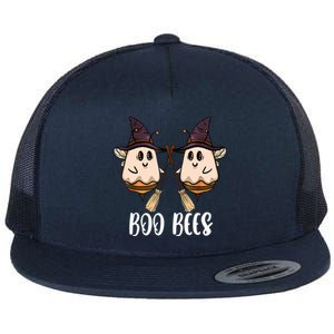 Funny Boo Bees Couples Witch Halloween Costume Ghost Flat Bill Trucker Hat