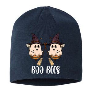 Funny Boo Bees Couples Witch Halloween Costume Ghost Sustainable Beanie