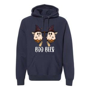 Funny Boo Bees Couples Witch Halloween Costume Ghost Premium Hoodie