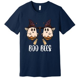 Funny Boo Bees Couples Witch Halloween Costume Ghost Premium T-Shirt