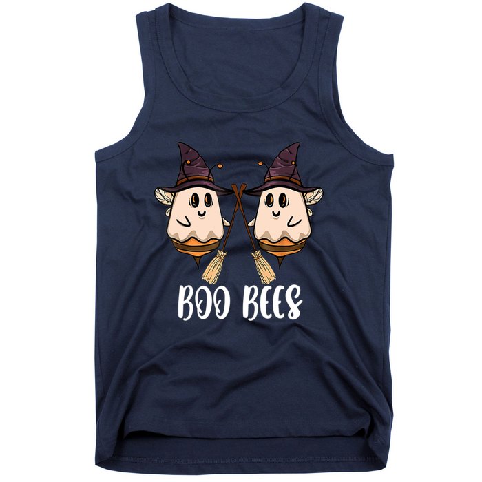 Funny Boo Bees Couples Witch Halloween Costume Ghost Tank Top