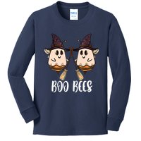 Funny Boo Bees Couples Witch Halloween Costume Ghost Kids Long Sleeve Shirt