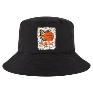 Floral Bleached Basketball Game Day Vibes Basketball Mom Cool Comfort Performance Bucket Hat