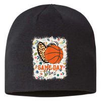 Floral Bleached Basketball Game Day Vibes Basketball Mom Sustainable Beanie