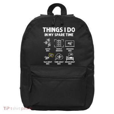 Funny Beekeeper Beekeeping For Beekeeper 16 in Basic Backpack