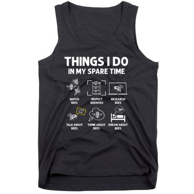 Funny Beekeeper Beekeeping For Beekeeper Tank Top