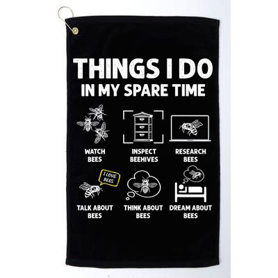 Funny Beekeeper Beekeeping For Beekeeper Golf Towel