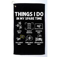 Funny Beekeeper Beekeeping For Beekeeper Golf Towel
