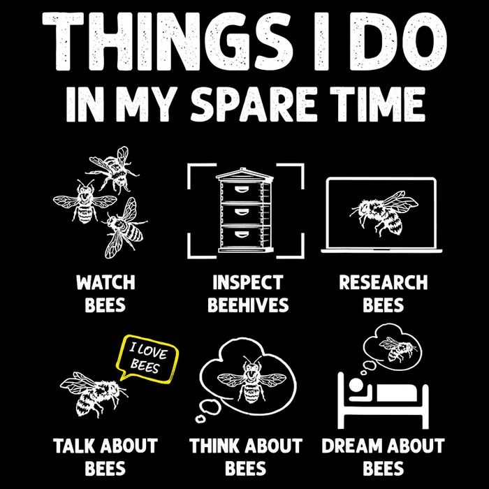 Funny Beekeeper Beekeeping For Beekeeper Cropped Pullover Crew