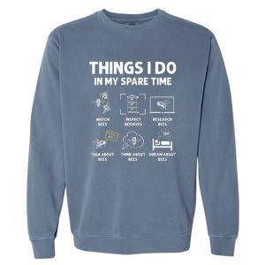 Funny Beekeeper Beekeeping For Beekeeper Garment-Dyed Sweatshirt