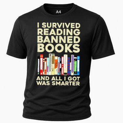 Funny Banned Books Art For  Cool Read Banned Books  Performance Shirt