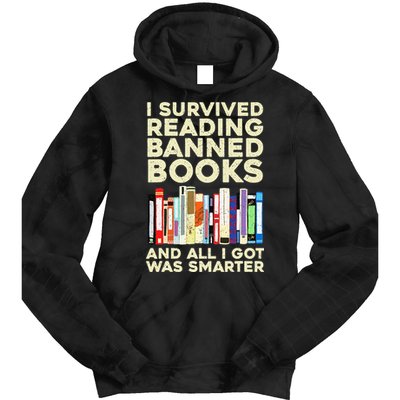 Funny Banned Books Art For  Cool Read Banned Books  Tie Dye Hoodie