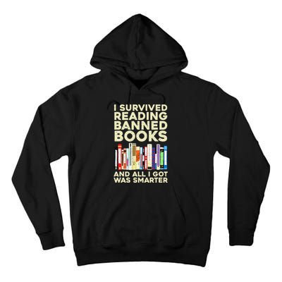 Funny Banned Books Art For  Cool Read Banned Books  Tall Hoodie