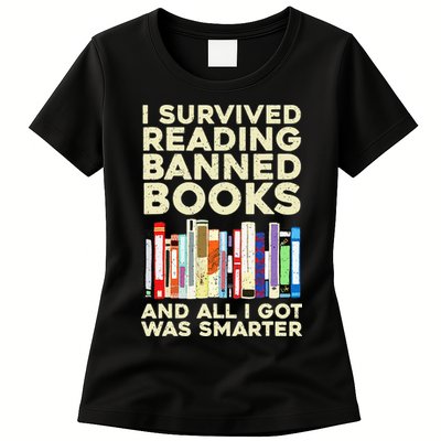 Funny Banned Books Art For  Cool Read Banned Books  Womens T-Shirt