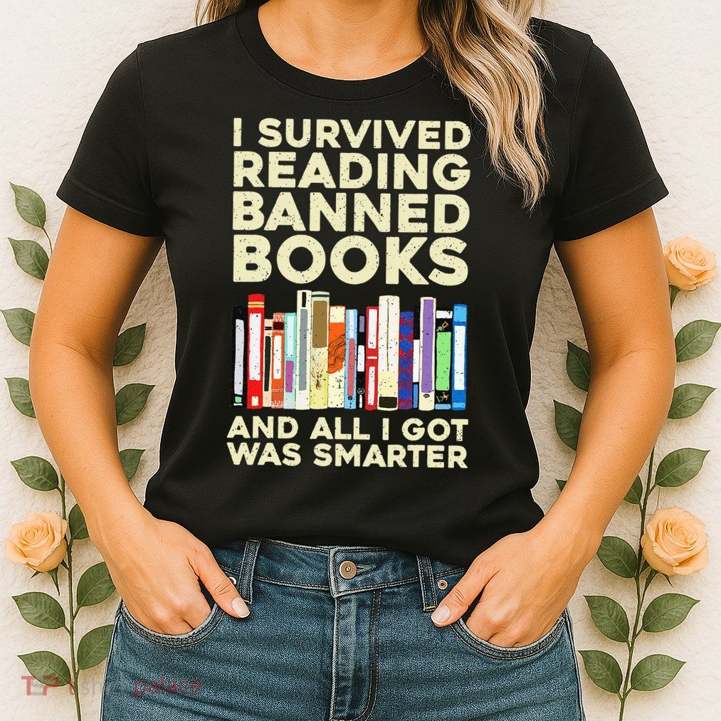 Funny Banned Books Art For  Cool Read Banned Books  Womens T-Shirt