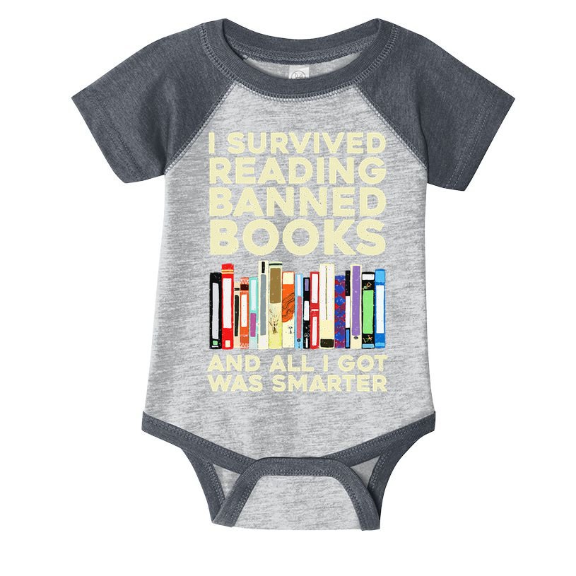 Funny Banned Books Art For  Cool Read Banned Books  Infant Baby Jersey Bodysuit