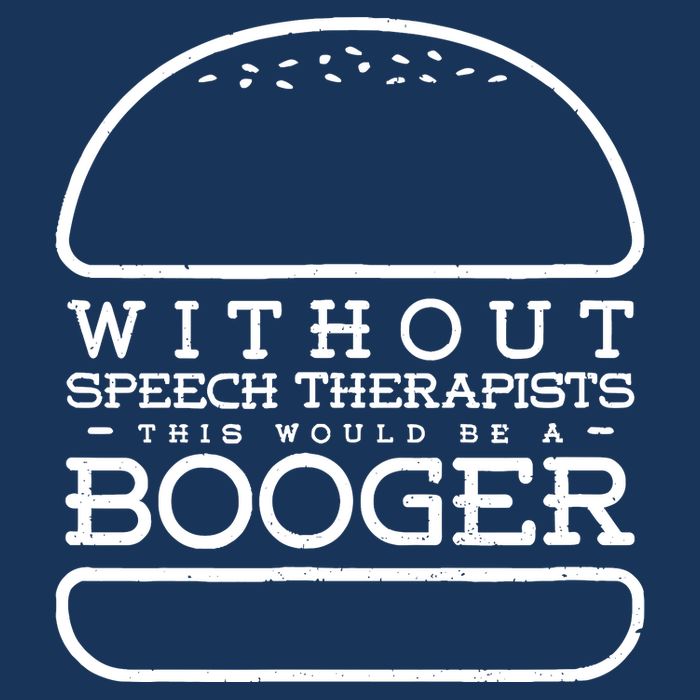 Funny Booger Burger Speech Therapy For Speech Therapist 16 in Basic Backpack