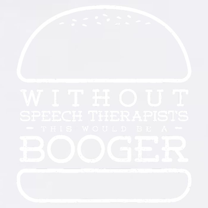 Funny Booger Burger Speech Therapy For Speech Therapist Garment-Dyed Sweatshirt