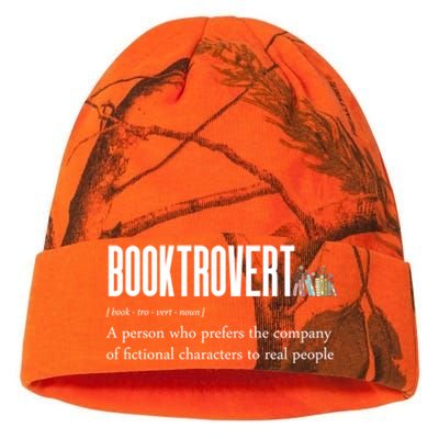 Funny Booktrovert Book Lover Bookish Reading Library Gift Kati Licensed 12" Camo Beanie