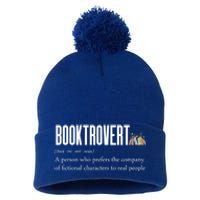 Funny Booktrovert Book Lover Bookish Reading Library Gift Pom Pom 12in Knit Beanie