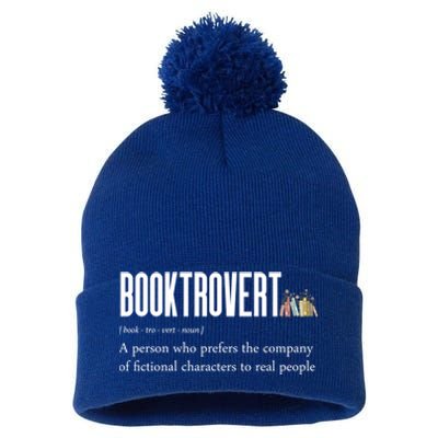 Funny Booktrovert Book Lover Bookish Reading Library Gift Pom Pom 12in Knit Beanie