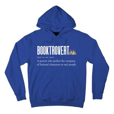 Funny Booktrovert Book Lover Bookish Reading Library Gift Tall Hoodie