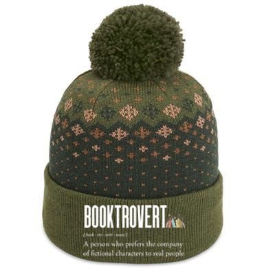 Funny Booktrovert Book Lover Bookish Reading Library Gift The Baniff Cuffed Pom Beanie