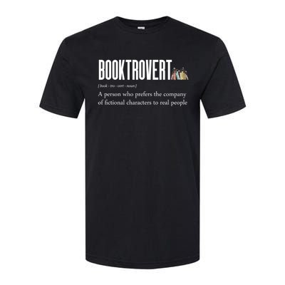 Funny Booktrovert Book Lover Bookish Reading Library Gift Softstyle® CVC T-Shirt